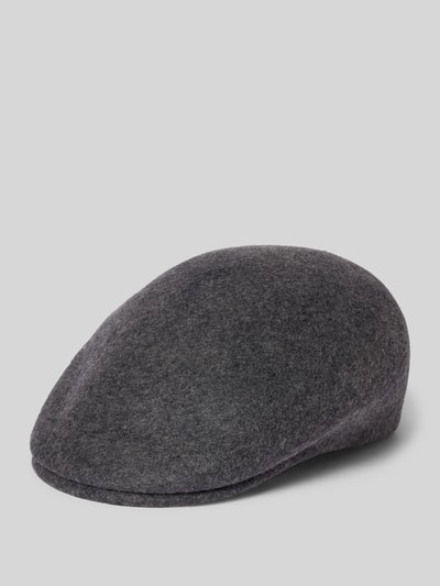 Peek & Cloppenburg Müller HeadwearSchiebermütze aus Wolle in dunkelgrau melange