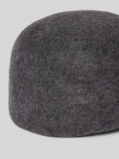 Peek & Cloppenburg Müller HeadwearSchiebermütze aus Wolle in dunkelgrau melange Kostenloser Versand international