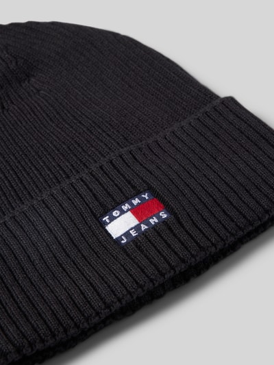 Peek & Cloppenburg Tommy JeansMütze mit Logo-Stitching in black Im Verkauf