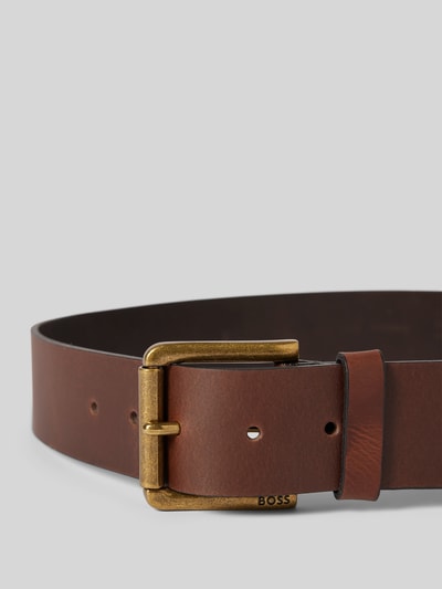 Peek & Cloppenburg BOSSLedergürtel mit Dornschließe Modell 'Joris' in mittelbraun 50% Rabatt für begrenzte Zeit