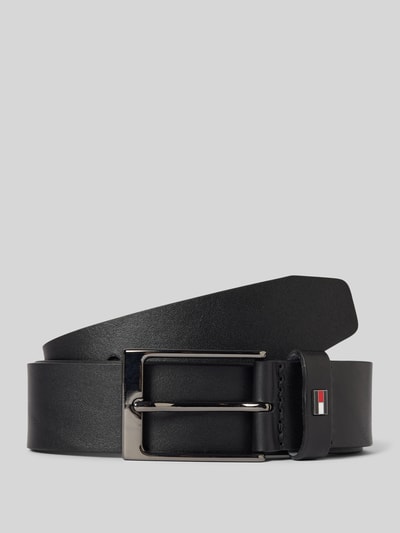 Peek & Cloppenburg Tommy HilfigerLedergürtel mit Logo-Applikation Modell 'LAYTON' in black