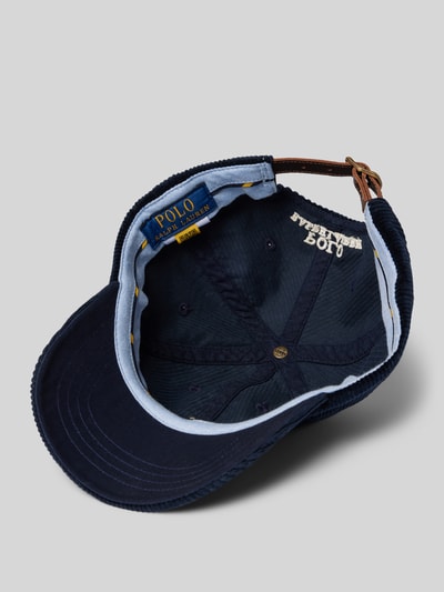 Peek & Cloppenburg Polo Ralph LaurenCap aus Cord mit Label-Stitching in marine 2025