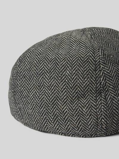 Peek & Cloppenburg BartsSchiebermütze mit Label-Badge Modell 'MR. MITCHELL' in black Verkauf