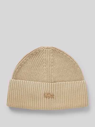 Peek & Cloppenburg LacosteBeanie mit Logo-Badge in beige