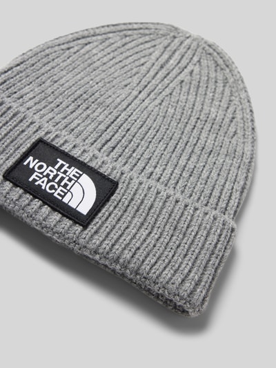 Peek & Cloppenburg The North FaceStrickmütze mit Label-Patch in mittelgrau im Angebot