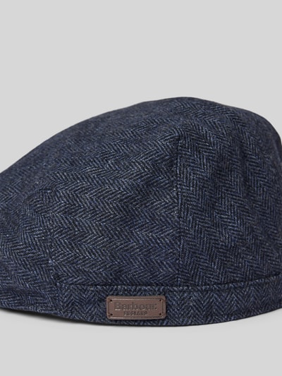 Peek & Cloppenburg BarbourSchiebermütze mit Strukturmuster Modell 'Barlow' in marine Limitierter Zeitrabatt