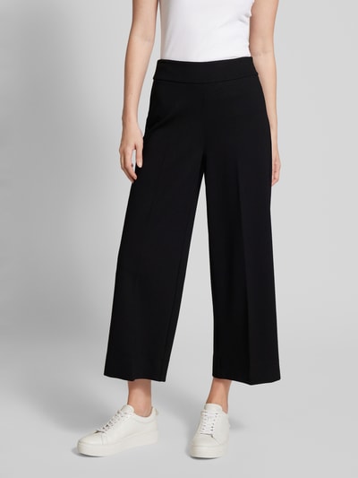 Peek & Cloppenburg OPUSWide Leg Stoffhose mit Bügelfalten Modell 'Misha city' in black Muttertagsangebot