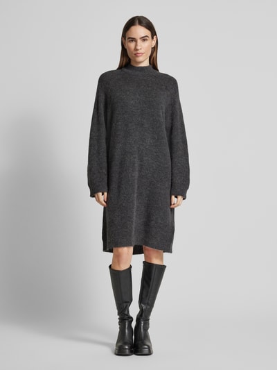 Peek & Cloppenburg Selected FemmeStrickkleid mit Stehkragen Modell 'LULU' in anthrazit Top Angebot