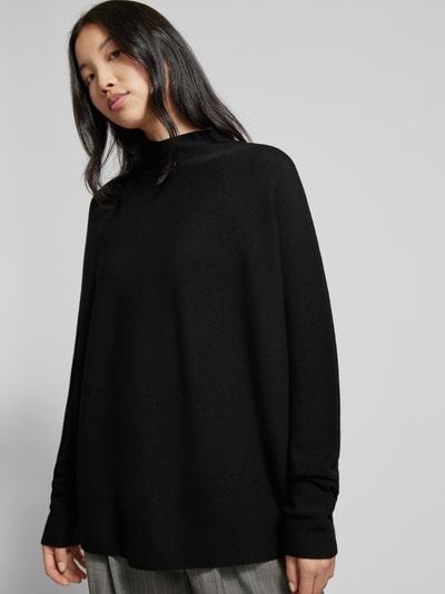 Peek & Cloppenburg DrykornStrickpullover aus Schurwolle mit Stehkragen Modell 'LYZA' in black Neueste Mode