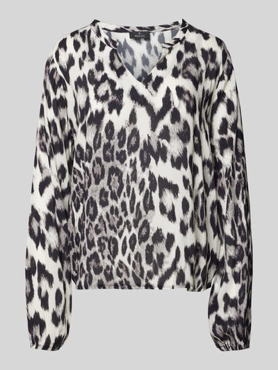 Peek & Cloppenburg monariRegular Fit Bluse aus Viskose mit Stehkragen in black Online Outlet