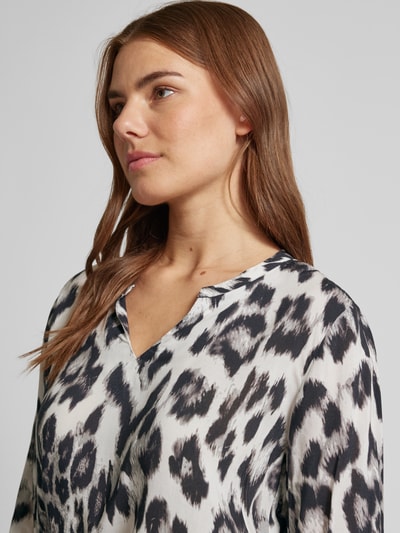 Peek & Cloppenburg monariRegular Fit Bluse aus Viskose mit Stehkragen in black Online Outlet