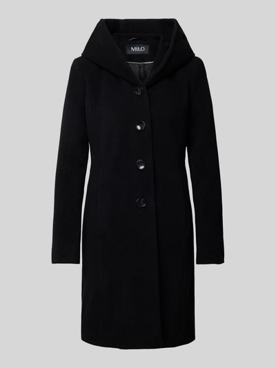 Peek & Cloppenburg Milo CoatsMantel mit Kapuze Modell 'Bella' in black Saisonale Angebote