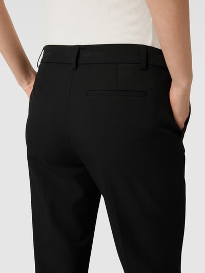 Peek & Cloppenburg Christian Berg Woman SelectionStoffhose mit Bügelfalten in black Begrenzte Freigabe