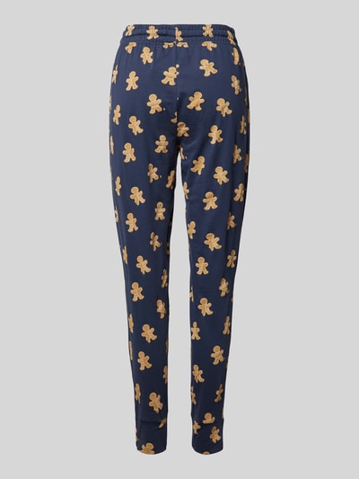 Peek & Cloppenburg Jake*s CasualTapered Fit Pyjama-Hose mit Motiv-Print in dunkelblau JETZT KAUFEN