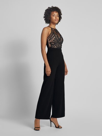 Peek & Cloppenburg LipsyJumpsuit mit Spitzenbesatz in black
