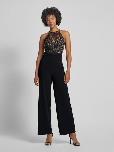 Peek & Cloppenburg LipsyJumpsuit mit Spitzenbesatz in black Bis zu 60% Rabatt