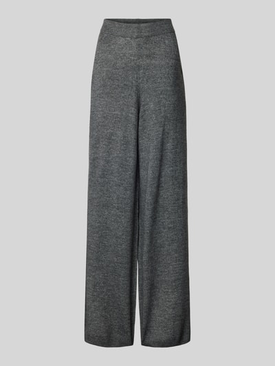Peek & Cloppenburg Karo KauerWide Leg Stoffhose mit Eingrifftaschen in anthrazit
