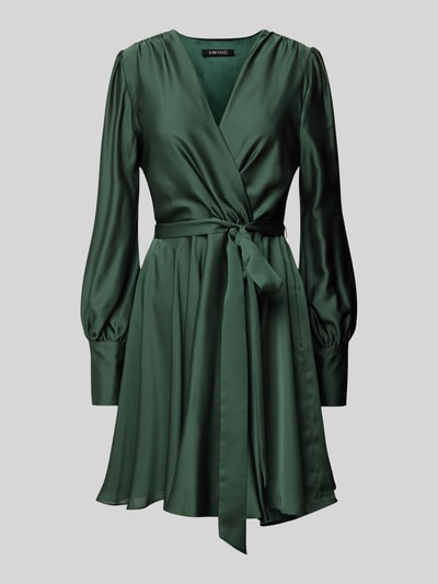 Peek & Cloppenburg SwingCocktailkleid in Wickel-Optik in dunkelgruen Vierteljährliche Förderung