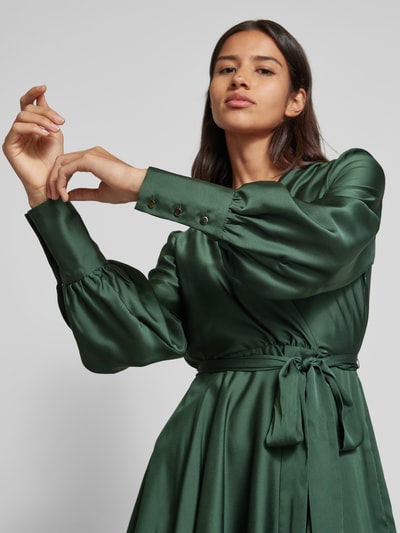Peek & Cloppenburg SwingCocktailkleid in Wickel-Optik in dunkelgruen Vierteljährliche Förderung
