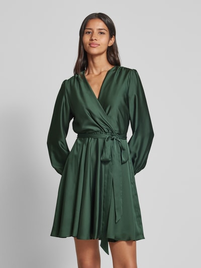 Peek & Cloppenburg SwingCocktailkleid in Wickel-Optik in dunkelgruen Vierteljährliche Förderung