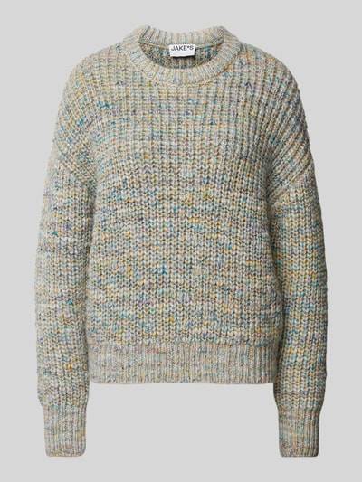 Peek & Cloppenburg Jake*s CasualStrickpullover mit überschnittenen Schultern in bleu Super Rabatt