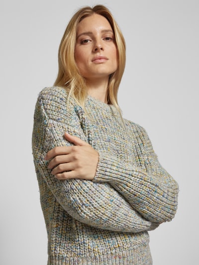 Peek & Cloppenburg Jake*s CasualStrickpullover mit überschnittenen Schultern in bleu Super Rabatt