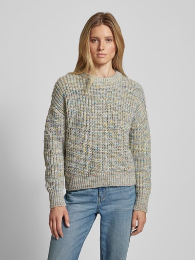 Peek & Cloppenburg Jake*s CasualStrickpullover mit überschnittenen Schultern in bleu Super Rabatt
