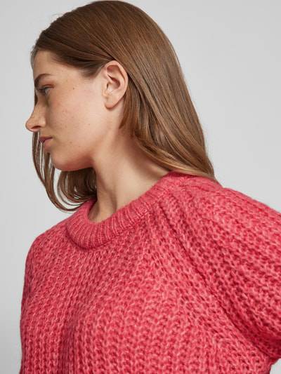 Peek & Cloppenburg Smith and SoulStrickpullover mit gerippten Abschlüssen in pink 50% Rabatt mit kostenlosem Versand