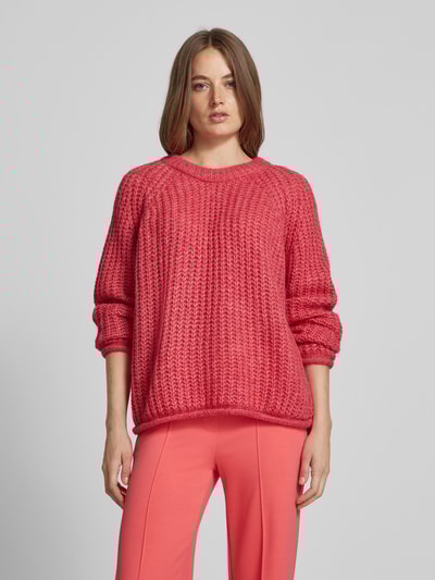 Peek & Cloppenburg Smith and SoulStrickpullover mit gerippten Abschlüssen in pink 50% Rabatt mit kostenlosem Versand