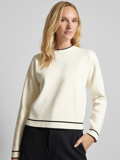 Peek & Cloppenburg MangoPullover mit Rundhalsausschnitt Modell 'COMO' in offwhite Black Friday Preise