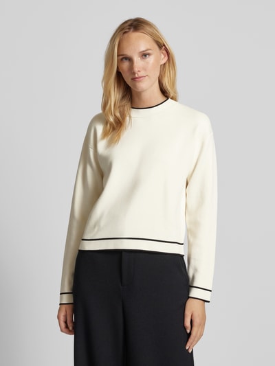 Peek & Cloppenburg MangoPullover mit Rundhalsausschnitt Modell 'COMO' in offwhite Black Friday Preise