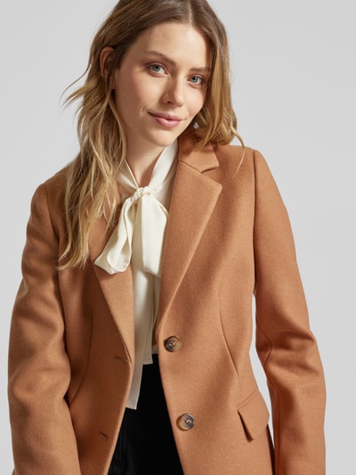 Peek & Cloppenburg Christian Berg Woman SelectionMantel mit Reverskragen in hellbraun 50% Rabatt für begrenzte Zeit
