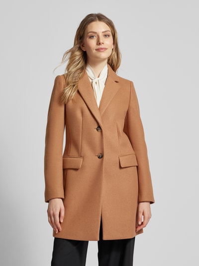 Peek & Cloppenburg Christian Berg Woman SelectionMantel mit Reverskragen in hellbraun 50% Rabatt für begrenzte Zeit