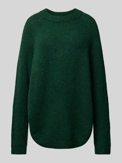 Peek & Cloppenburg MSCH CopenhagenOversized Strickpullover mit Rundhalsausschnitt Modell 'Lessine' in dunkelgruen Online
