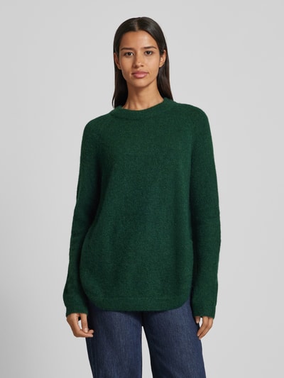 Peek & Cloppenburg MSCH CopenhagenOversized Strickpullover mit Rundhalsausschnitt Modell 'Lessine' in dunkelgruen Online
