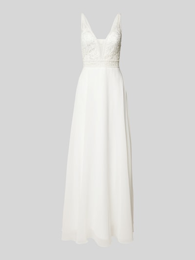 Peek & Cloppenburg LaonaBrautkleid mit floralem Spitzenbesatz in weiss Outlet