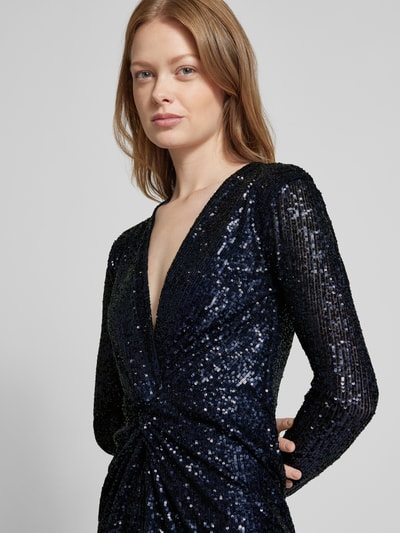Peek & Cloppenburg SISTAGLAMAbendkleid mit Paillettenbesatz in marine Schlussverkauf