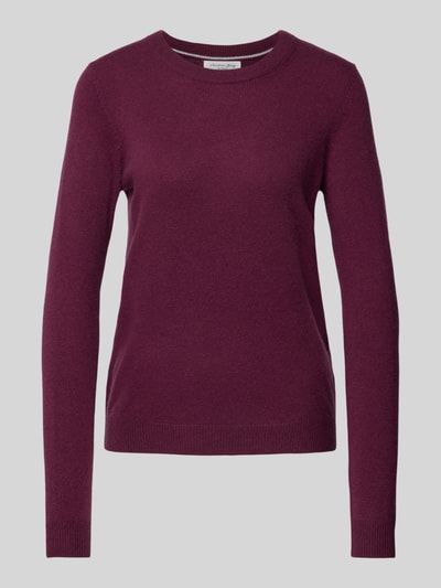 Peek & Cloppenburg Christian Berg WomanStrickpullover mit Strukturmuster in bordeaux Meist gekauft