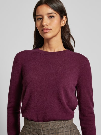 Peek & Cloppenburg Christian Berg WomanStrickpullover mit Strukturmuster in bordeaux Meist gekauft