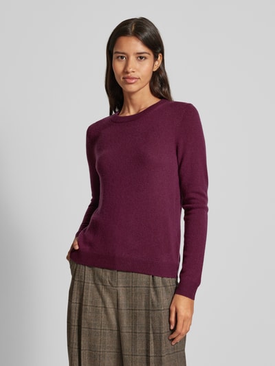 Peek & Cloppenburg Christian Berg WomanStrickpullover mit Strukturmuster in bordeaux Meist gekauft