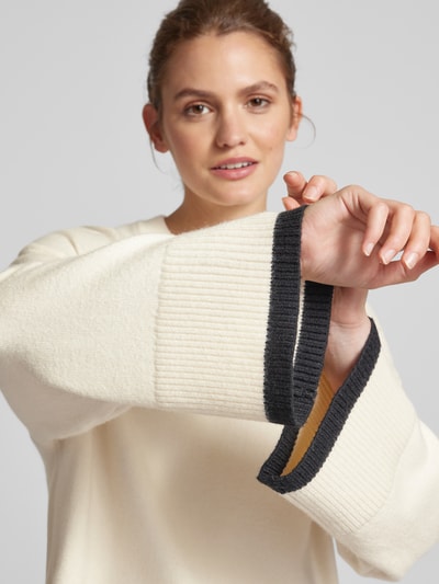 Peek & Cloppenburg Gina TricotOversized Strickpullover mit Kimonoärmeln in ecru Limitierter Zeitrabatt