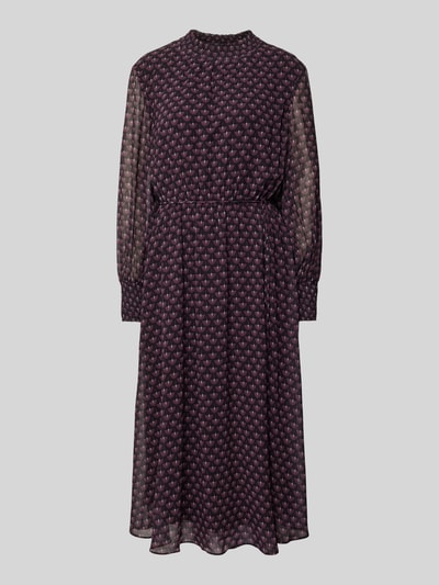 Peek & Cloppenburg Jake*s CollectionMidikleid mit Bindegürtel in dunkelblau Günstig kaufen