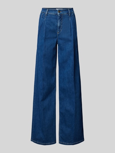 Peek & Cloppenburg CambioJeans mit Gesäßtaschen Modell 'ALMA' in dunkelblau Online Shopping