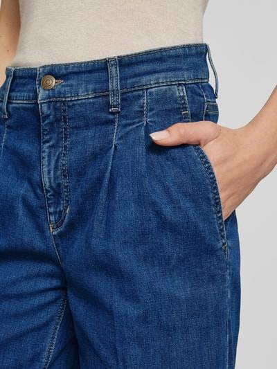 Peek & Cloppenburg CambioJeans mit Gesäßtaschen Modell 'ALMA' in dunkelblau Online Shopping