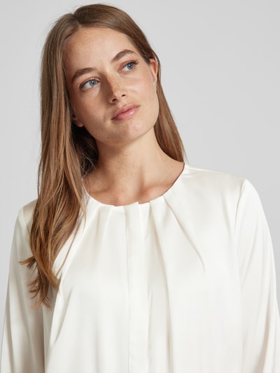 Peek & Cloppenburg Christian Berg Woman SelectionRegular Fit Bluse mit verdeckter Knopfleiste in ecru Preisnachlass