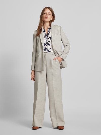 Peek & Cloppenburg Emily Van den BerghBlusenshirt mit V-Ausschnitt in dunkelblau
