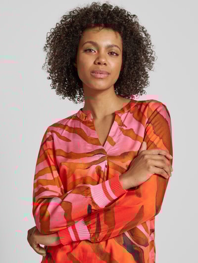 Peek & Cloppenburg Emily Van den BerghRegular Fit Bluse mit V-Ausschnitt in pink Muttertagsangebot