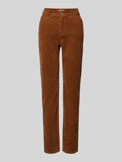 Peek & Cloppenburg Christian Berg WomanRegular Fit Cordhose im 5-Pocket-Design in cognac Vatertagsangebot