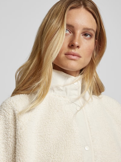 Peek & Cloppenburg Jake*s CasualSweatjacke mit Teddyfell in ecru Valentinstagsangebot