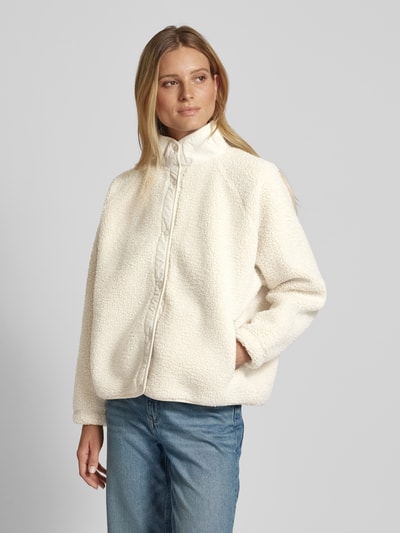 Peek & Cloppenburg Jake*s CasualSweatjacke mit Teddyfell in ecru Valentinstagsangebot